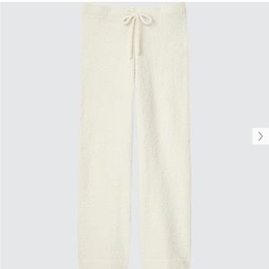 Uniqlo Soft Fluffy Pants - cream